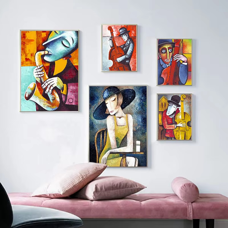 Abstract Picasso Artwork Man P - Picture Of Musical Instrument ulasan dan harga