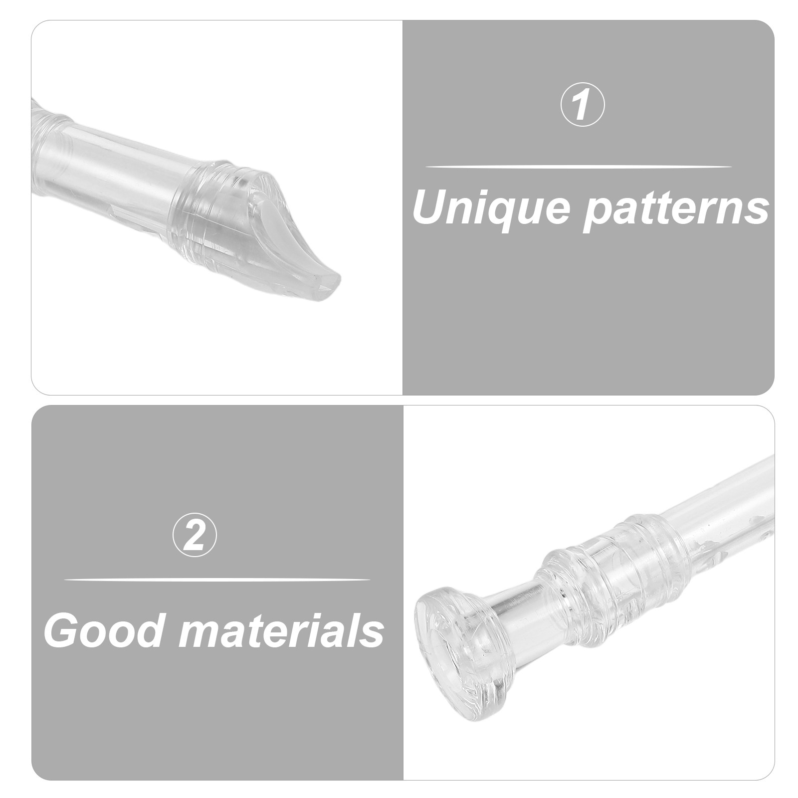 1Set 8-Hole Transparent Sopran - Soprano Recorder Plastic ulasan dan harga
