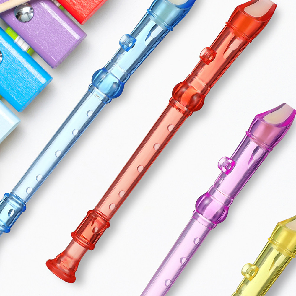 10Pcs Lightweight Portable 6-H - Soprano Recorder Plastic ulasan dan harga