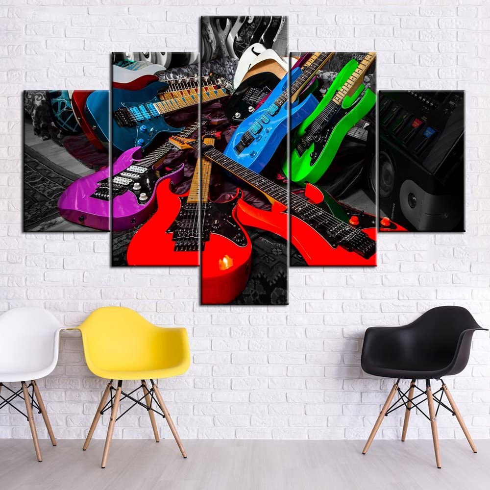 Unframed 5Pcs Musical Instrume - Picture Of Musical Instrument ulasan dan harga
