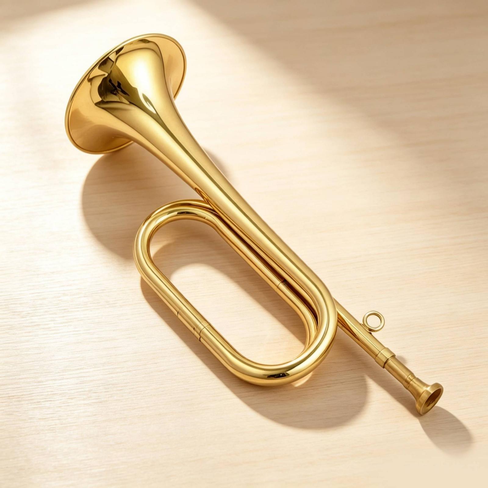 Mini Brass Musical Instrument  - Musical Instrument Bugle ulasan dan harga