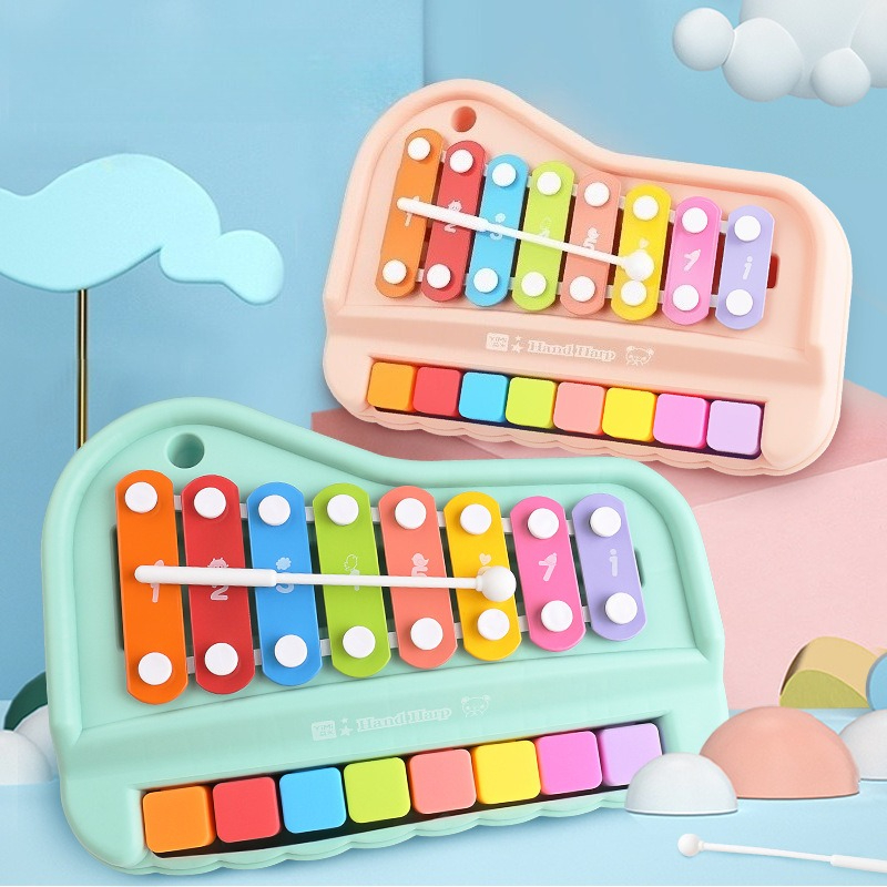 8-Note Xylophone Piano 2-in-1  - Musical Instrument Harmonium ulasan dan harga