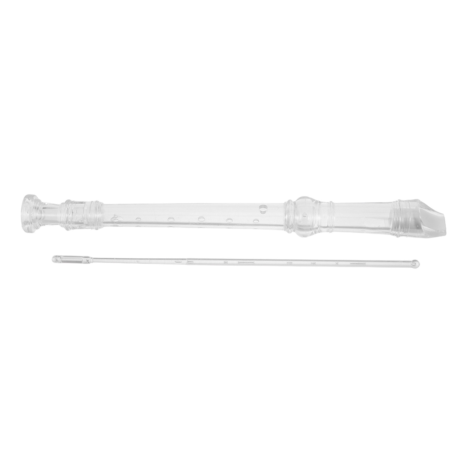 1Set 8-Hole Transparent Sopran - Soprano Recorder Plastic ulasan dan harga